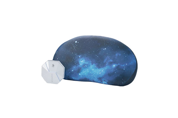 Ai Smart Pillow Traction Neck Protection Breathing Regulation Sleep Aid Pillow Height Adjustment Starry sky black control box + starry sky pillowcase