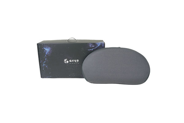 Ai Smart Pillow Traction Neck Protection Breathing Regulation Sleep Aid Pillow Height Adjustment Phantom white control box + starry sky pillowcase